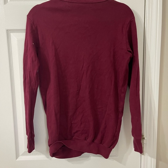 Burgundy American Apparel “Classic Girl” Button up Cardigan - Picture 2 of 4